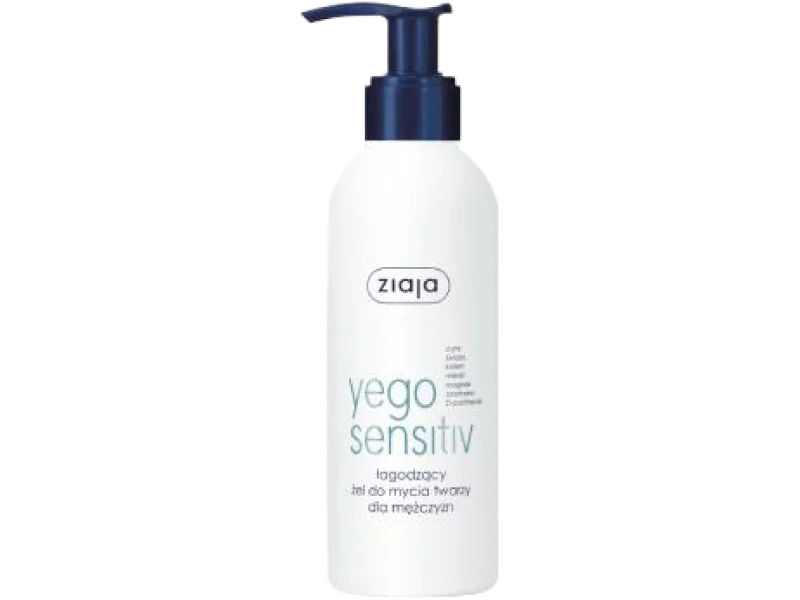ZIAJA YEGO SENSITIV Żel do twarzy łagodzący dla mężczyzn, żel, 200 ml