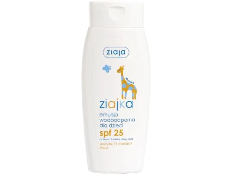 ZIAJA ZIAJKA Emulsja wodoodporna dla dzieci SPF25, 150 ml