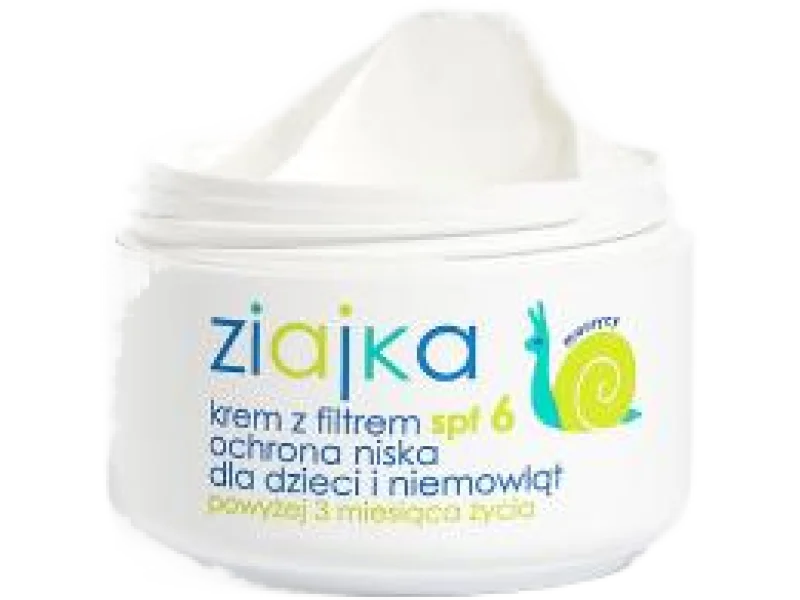 ZIAJA ZIAJKA Krem dla dzieci z SPF6 (ślimak), 50 ml