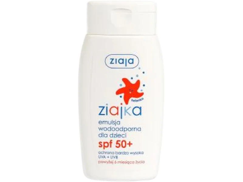 ZIAJA ZIAJKA SPF50+ Emulsja wodoodporna dla dzieci (rozgwiazda), 125 ml
