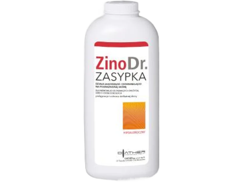 ZinoDr. Diather Zasypka łagodząca i ochraniająca na podrażnioną skórę, 100 g