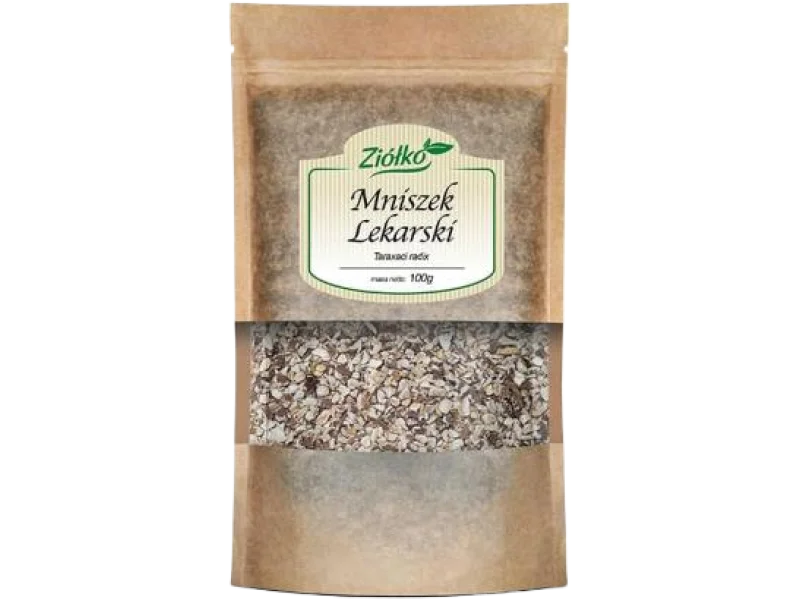 ZIÓŁKO Mniszek lekarski korzeń, zioła do zaparzania, 100 g