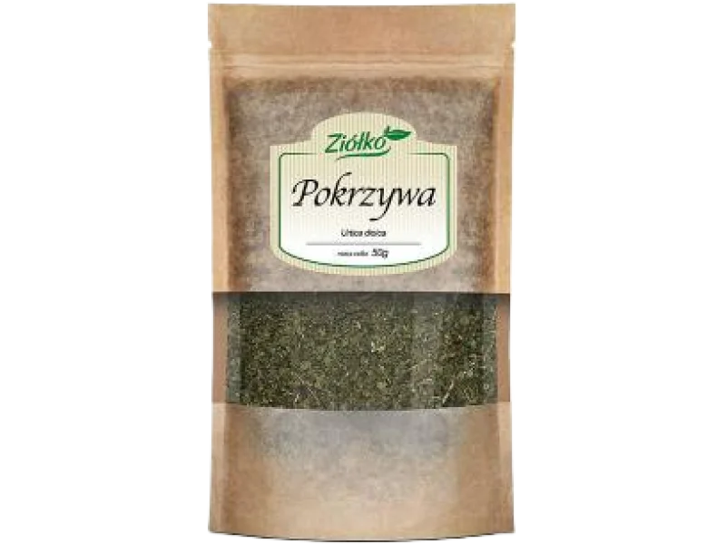 ZIÓŁKO Pokrzywa liść, zioła do zaparzania, 50 g