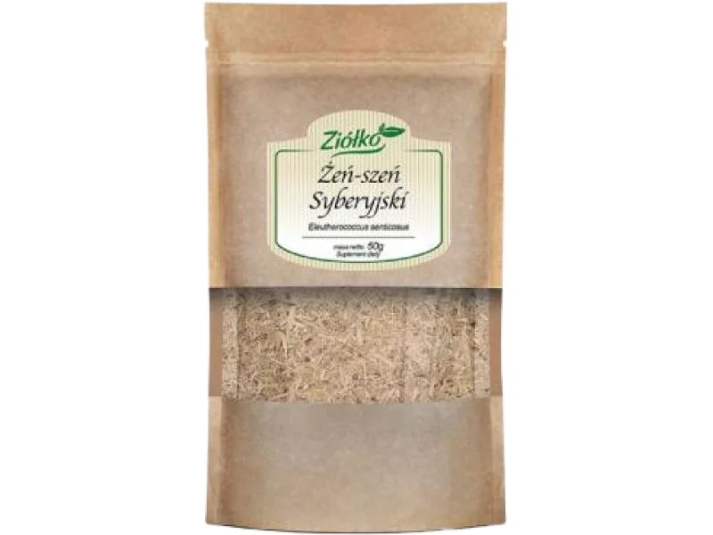 Ziółko Żeń-szeń syberyjski korzeń, zioła do zaparzania, 50 g