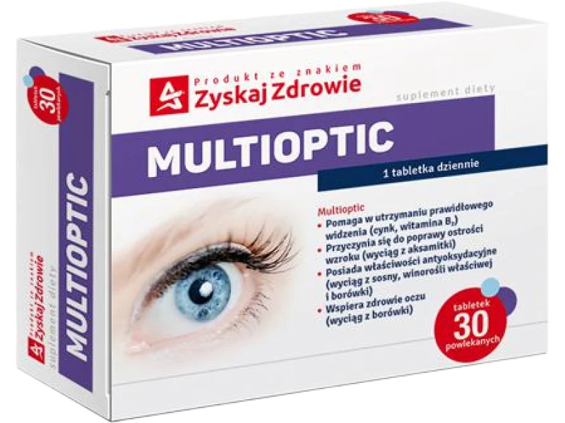 ZYSKAJ ZDROWIE Multioptic, tabletki powlekane, 30 tabl.